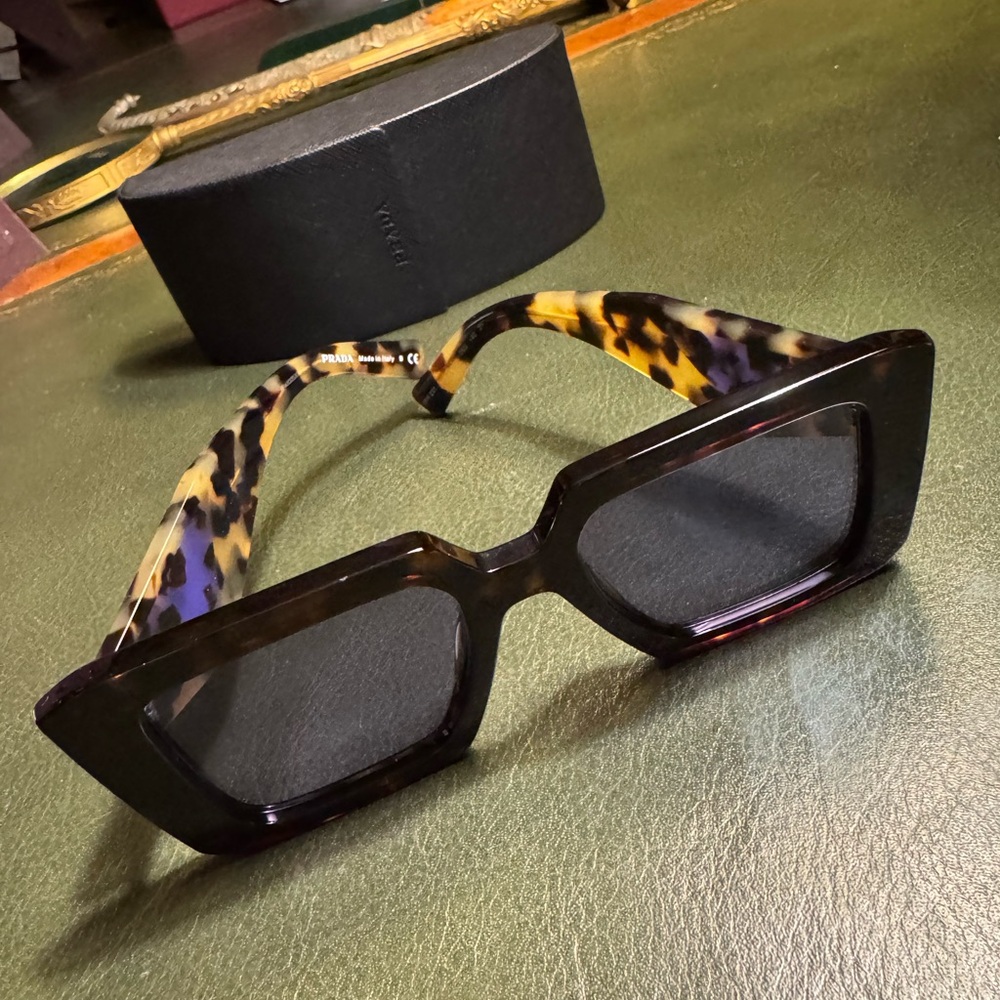 Prada Tortoise Shell Sunglasses - Picture 2 of 5